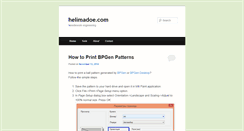 Desktop Screenshot of helimadoe.com